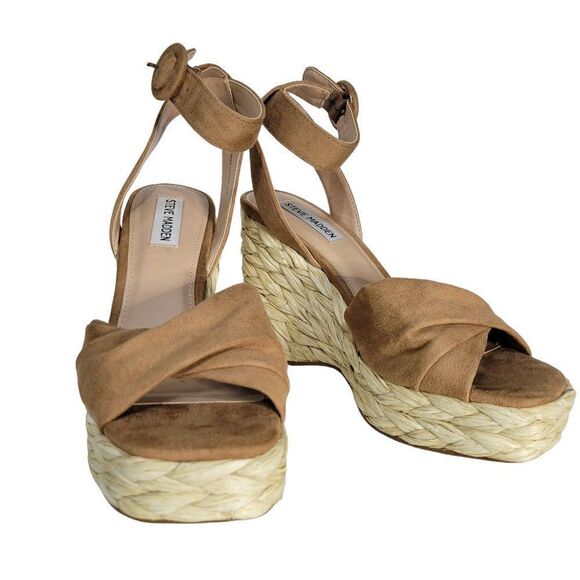 Steve Madden Poloma Wedge Sandals (Size 7.5M) - Picture 1 of 10